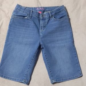 2 for $15! Girls long Jean shorts.